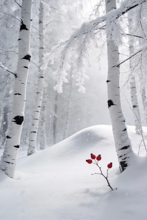winter, frost वॉलपेपर