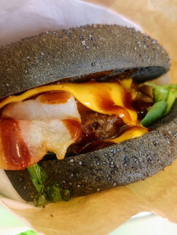 black burger