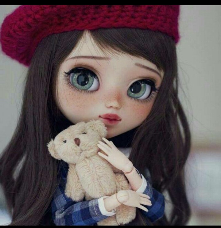girl with bear 