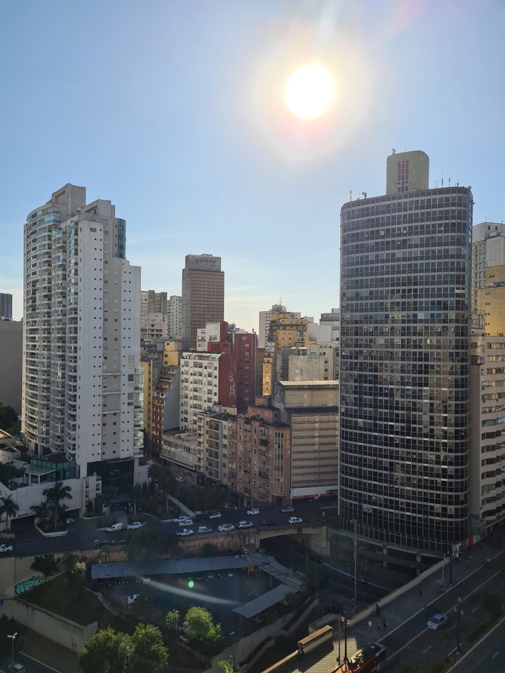 Fim de tarde na cidade