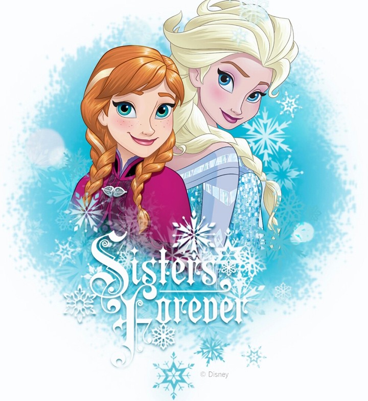 Anna and Elsa frozen