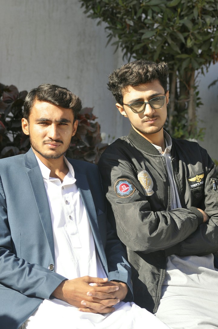 With Ahmad Raza