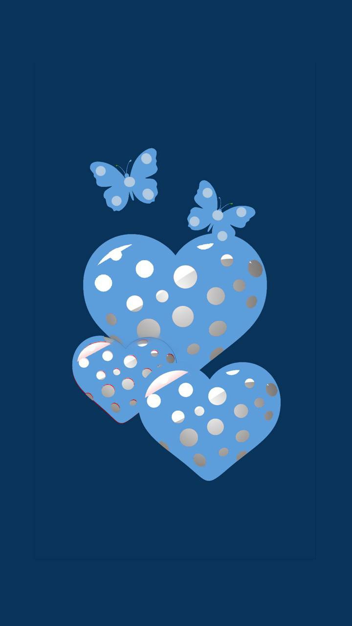 Blue Heart Butterfly