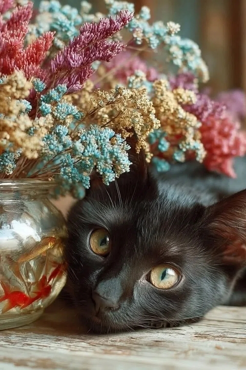 Cat, Black_cat, Snout
