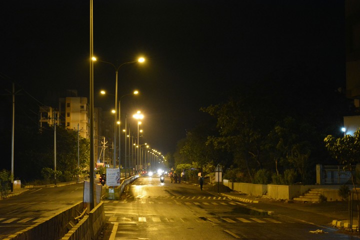 Night road