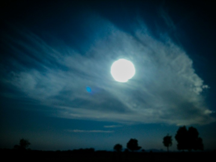 sun with clouds