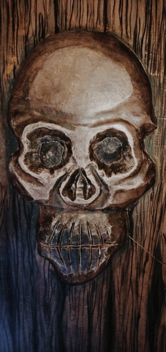 wood Skull