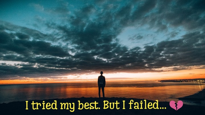 I tried my best. But i failed