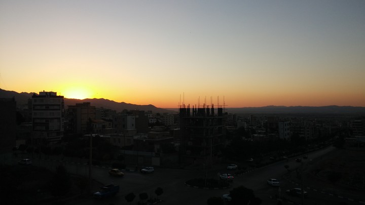 sun set