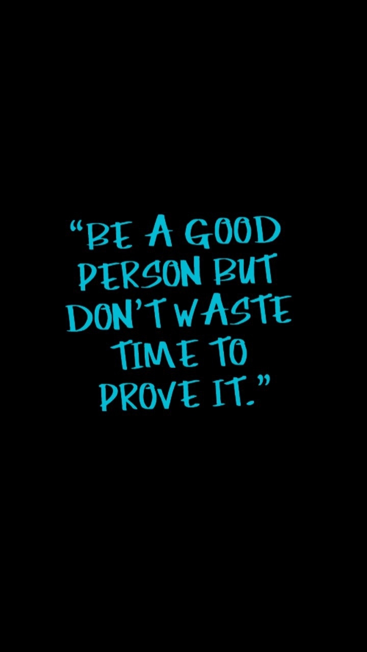 Don't waste