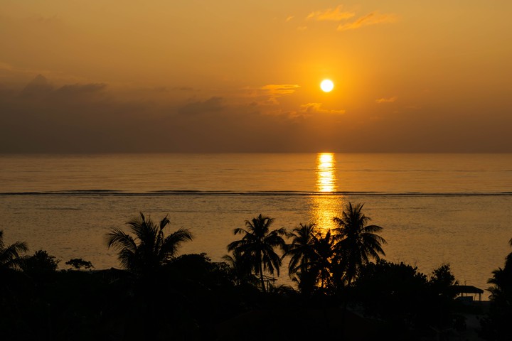 Sunset at Maldives