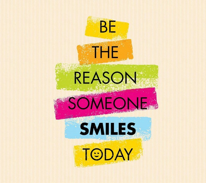 be happy