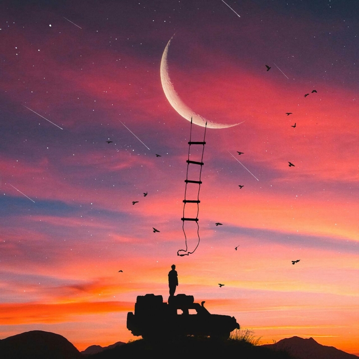 ladder of moon