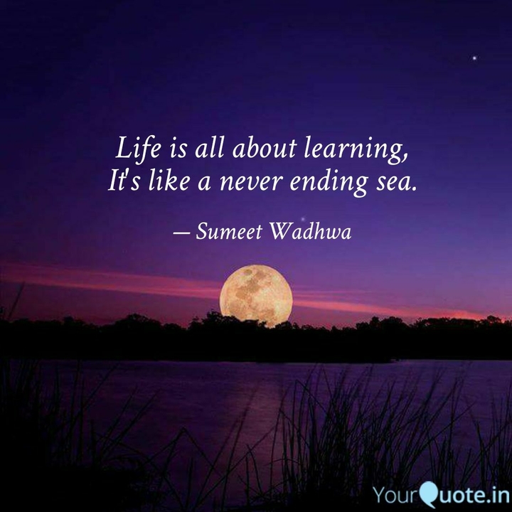 Never stop learning