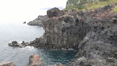 제주도에 있는 주상절리