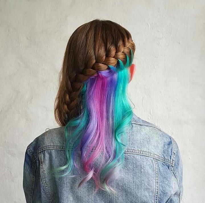 colourful hair