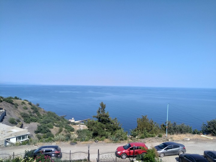 вид на море с горы