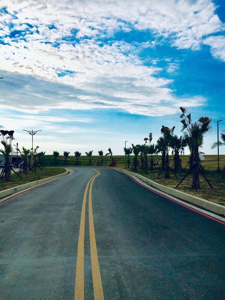 sky and road