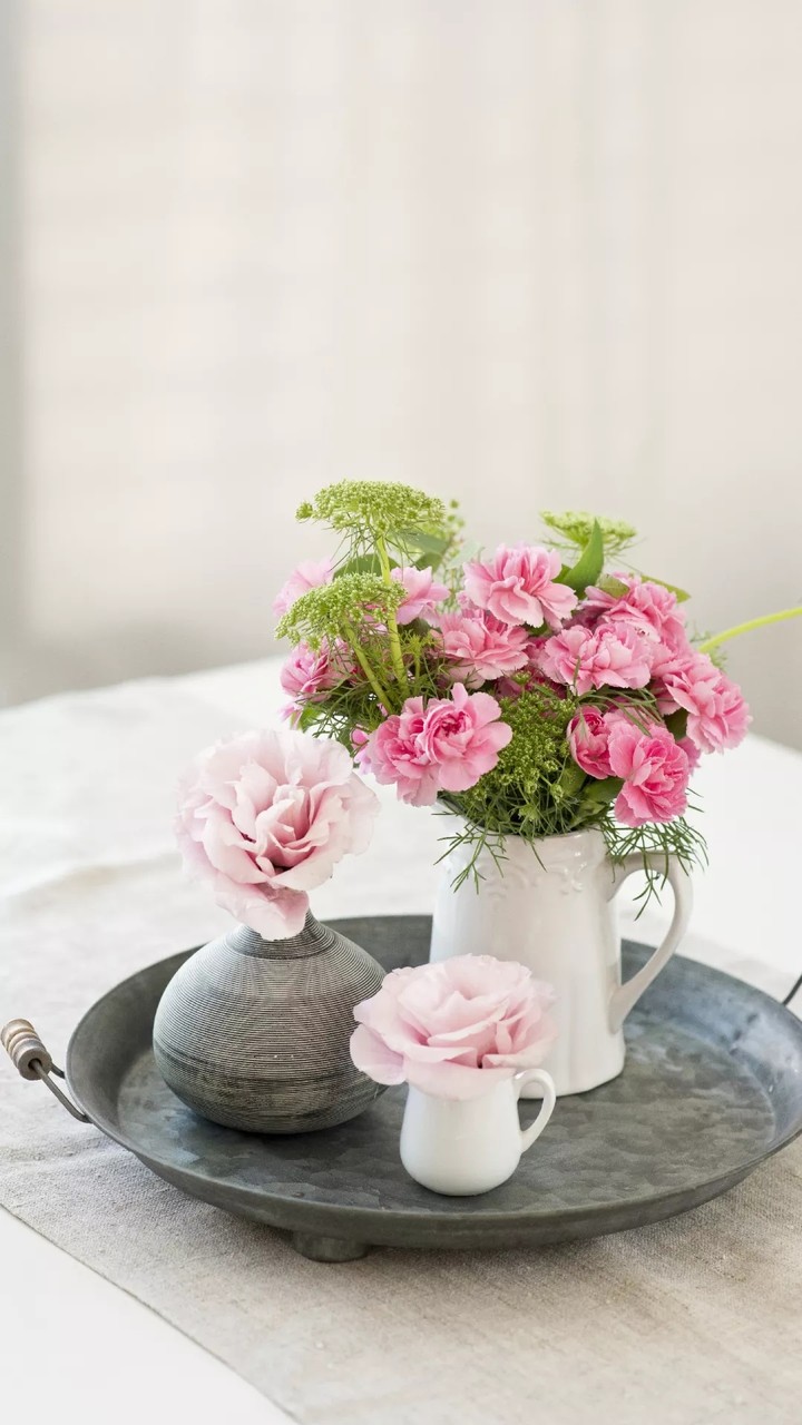 pink flowers