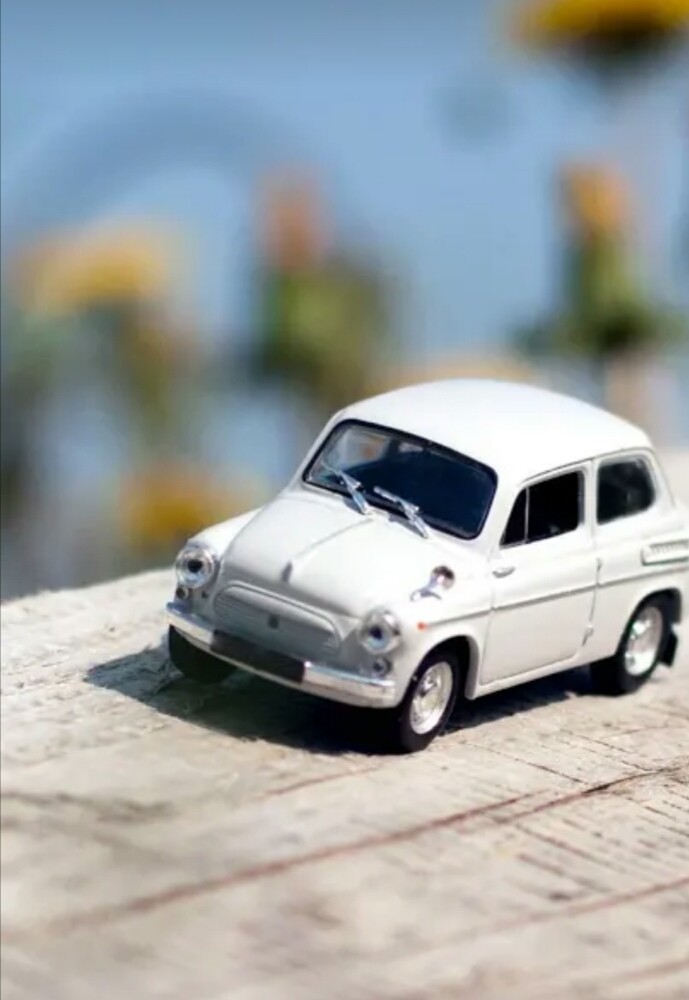 white car