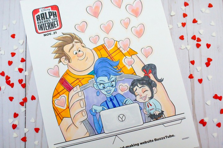 Drawings of Ralph breaks the Internet