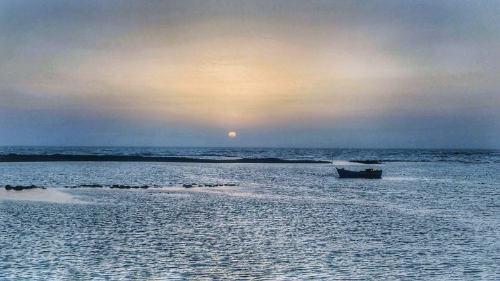 Sunset at the sea