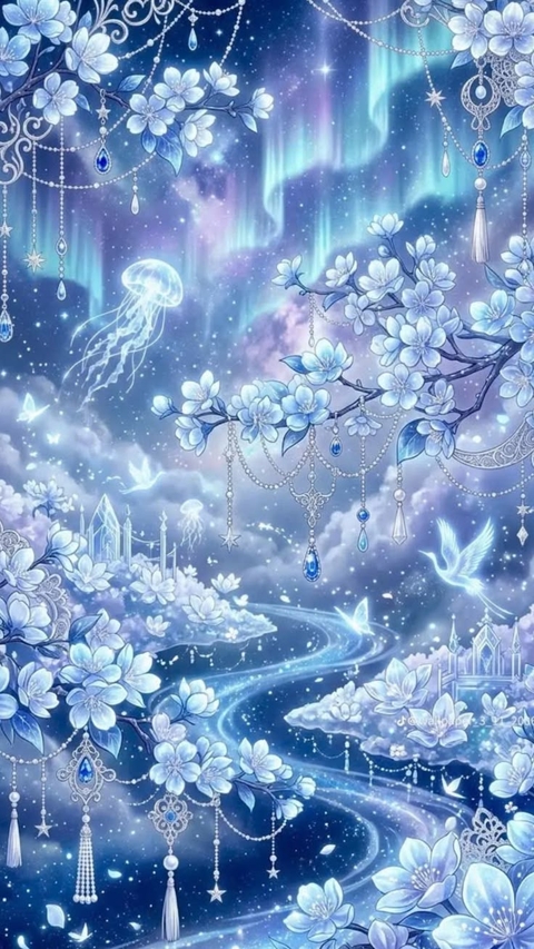 Blue, Winter, Purple