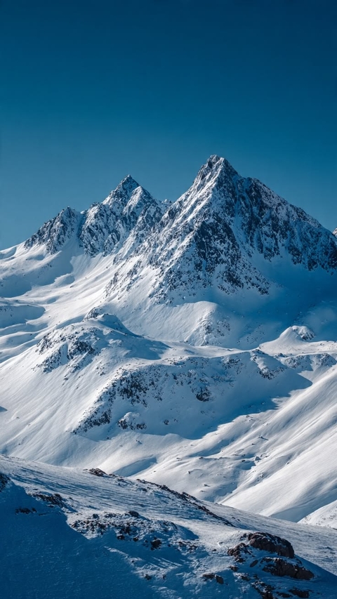 terrain, snow壁纸