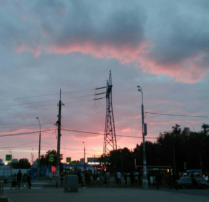 just another sunset in Moscow