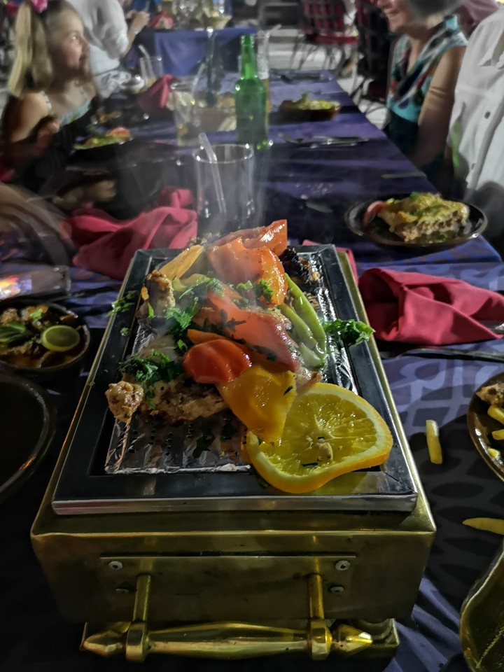 lovely food at the restaurant