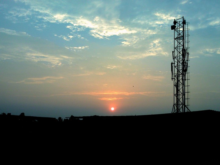 Sunset in my city