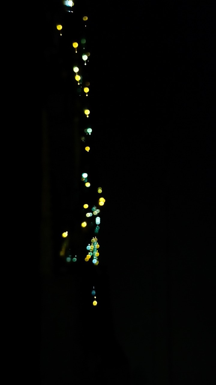 gotas de luzes