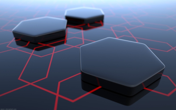 Abstract Hexagon 3D (High-class Quality)