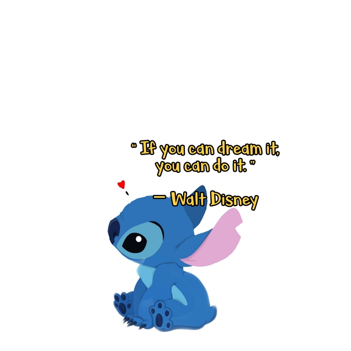 My Disney wallpaper☁️Walt Disney text & Stich