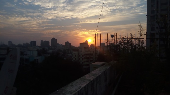 sunset pink sky relaxing