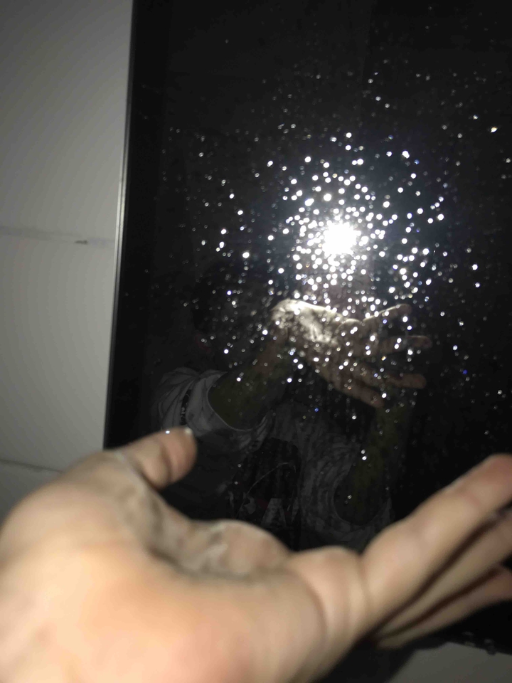 the space in my hand
