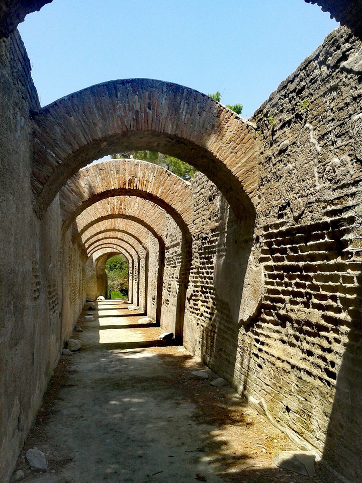 Ruins of the imperial complex of Baiae