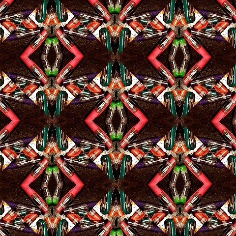 gel pens kaleidoscope