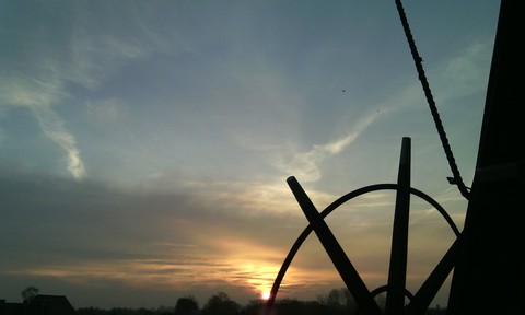sun in the morning