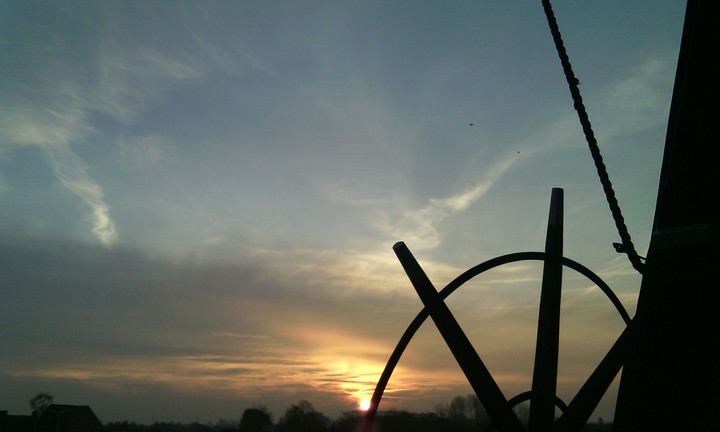 sun in the morning