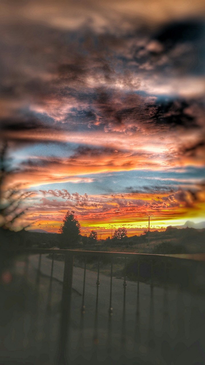 Atardecer en Riofrio, Avila