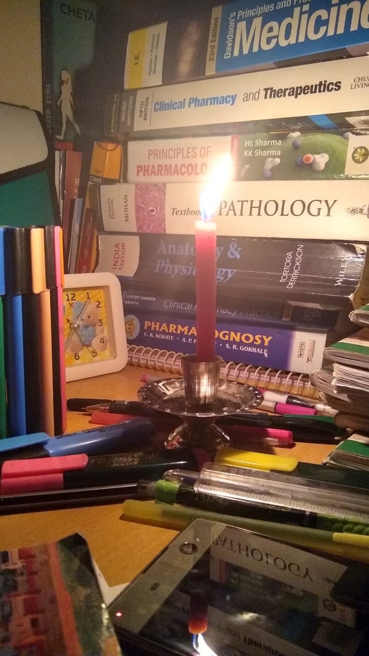 Candle light study
