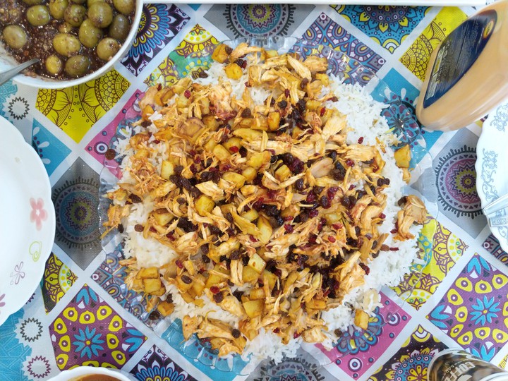 Special chicken pilaf