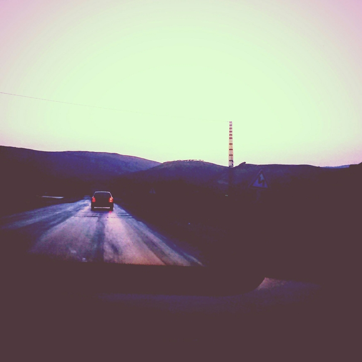 On the road