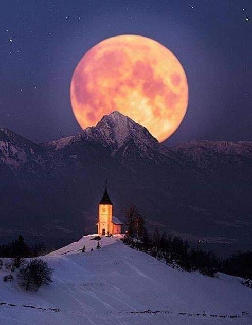 lever de la lune