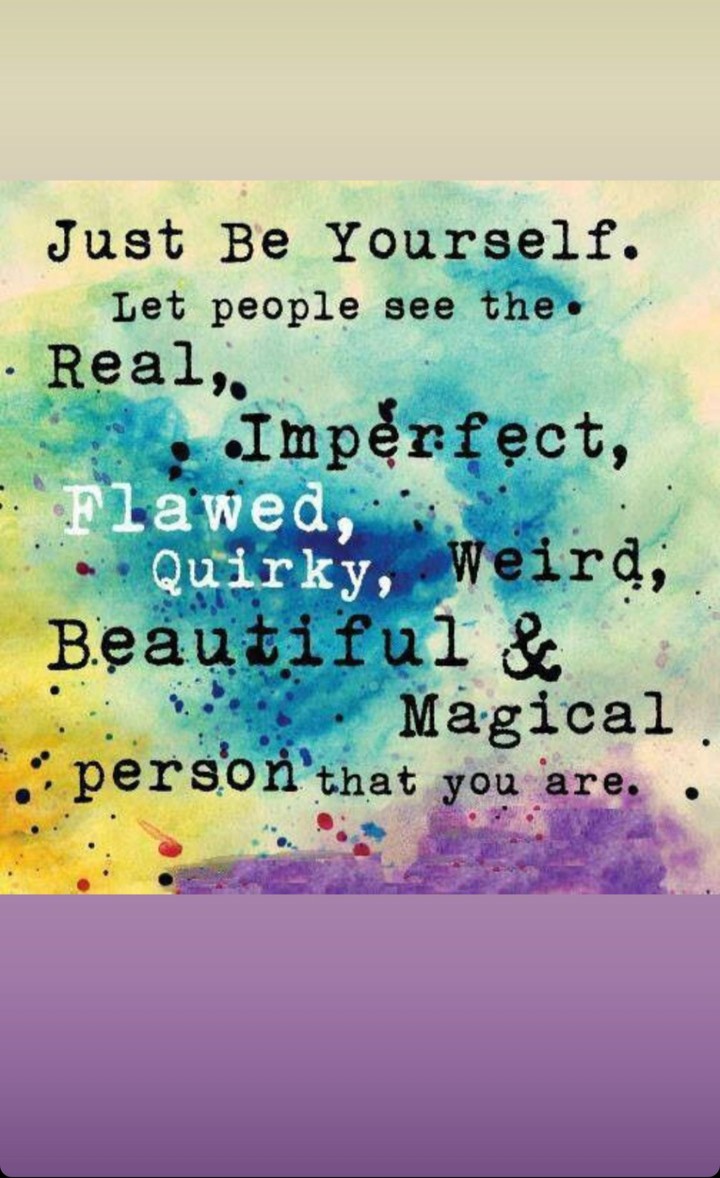 be yourself