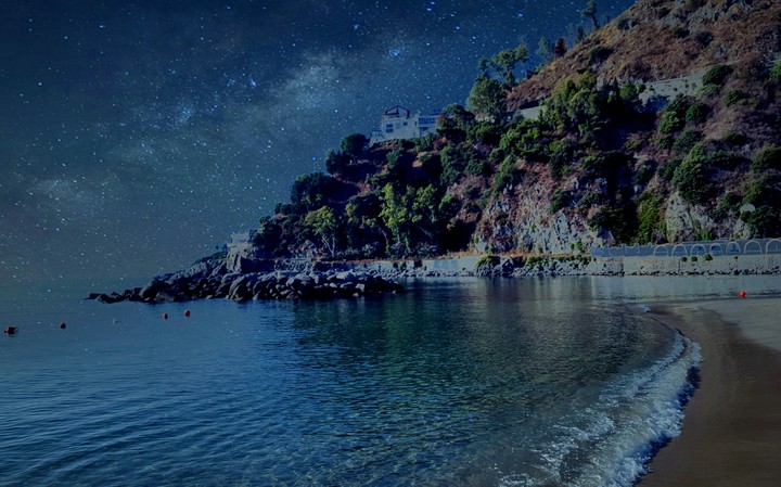 mare di notte
