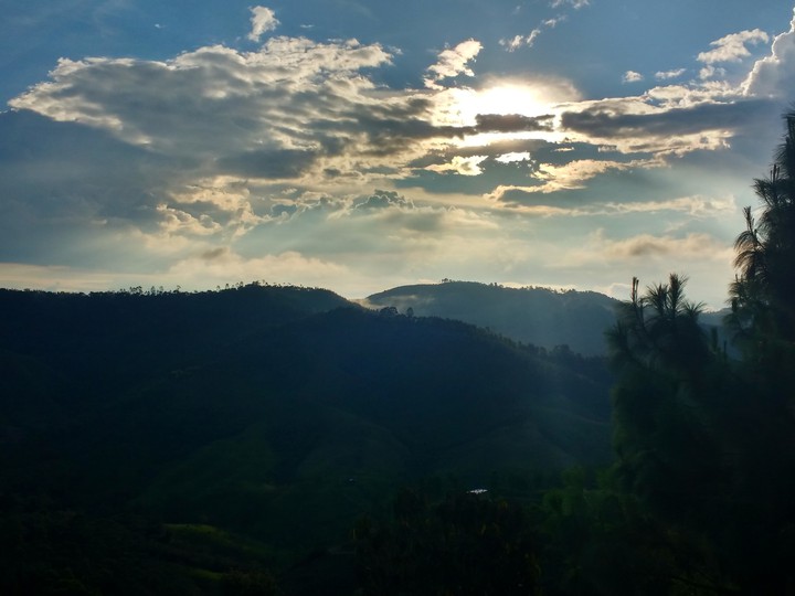 paz en atardecer