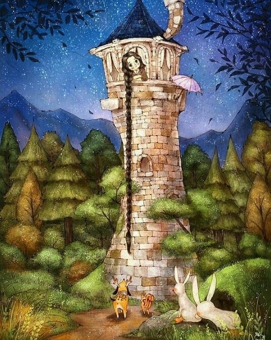 tangled