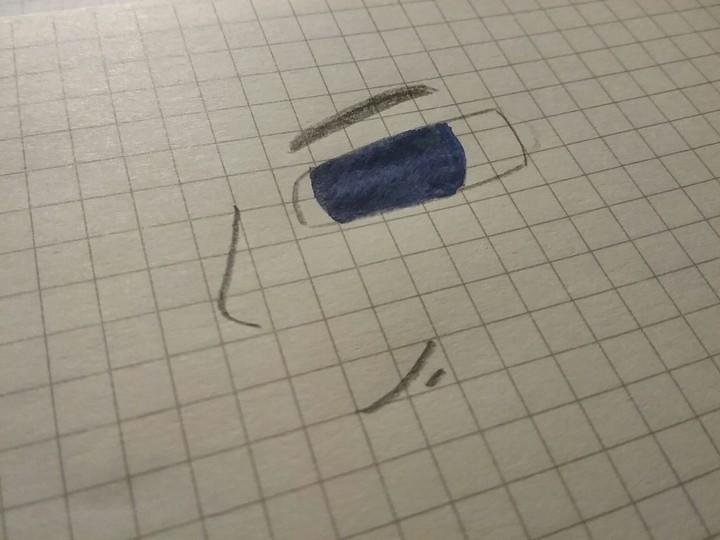Blaues Auge